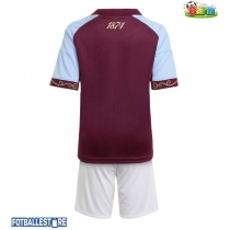 Aston Villa Hjemmedraktsett Barn 2025-26 Kortermet (+ Korte bukser)